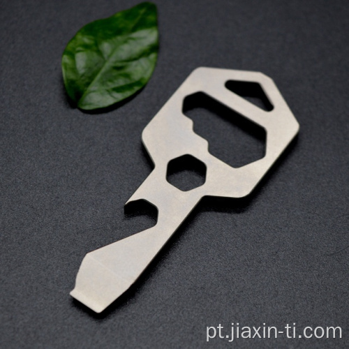 Titanium Bottle Opener Keychain Multiferramenta com alta qualidade